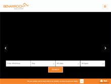 Tablet Screenshot of benarrochrealestate.com